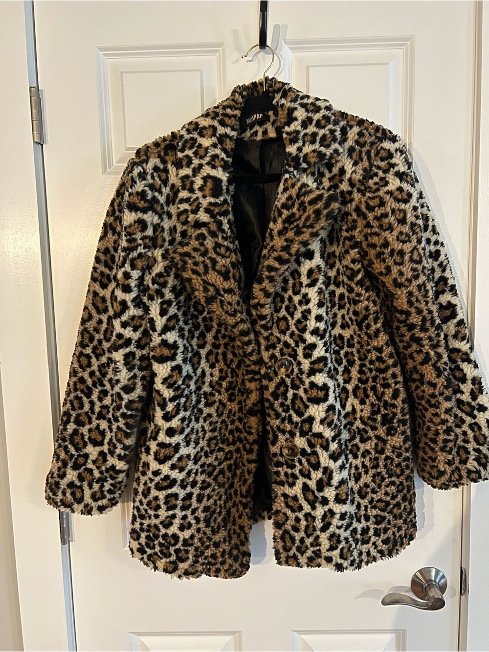 Cheetah Print Teddy Jacket